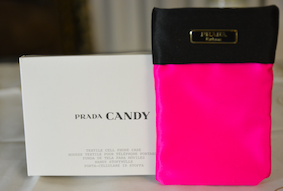 Textile Cell Phone Case Prada Candy 