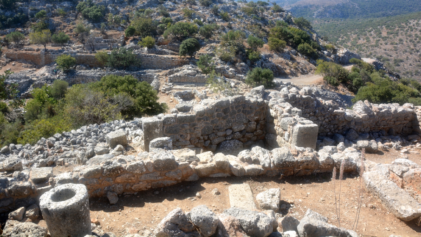 Die antike Stadt Lato auf Kreta