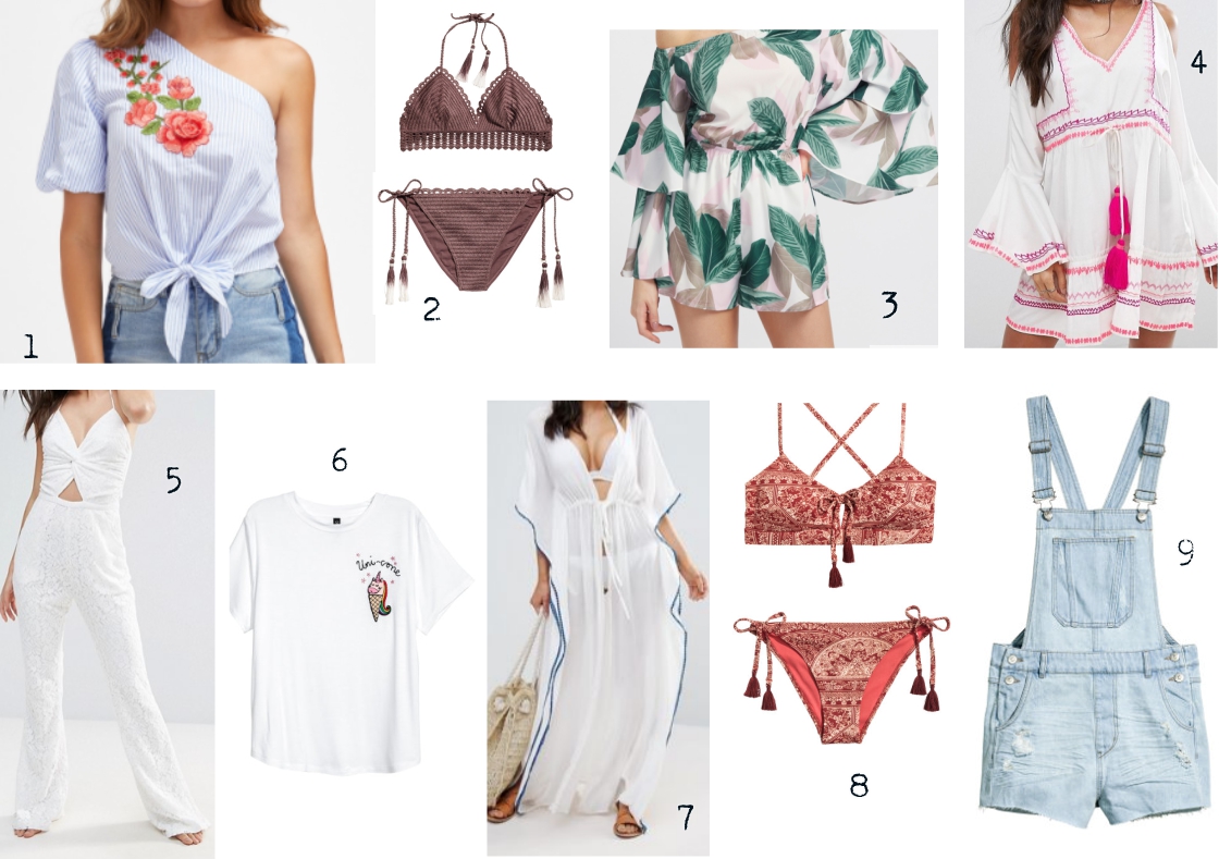 My Summer Wishlist: Clothes by ASOS, SheIn, H&M