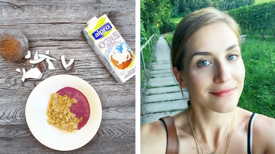Mein Insta Rückblick - KW 34 3 kokos fruehstueck selfie heuchelberg1