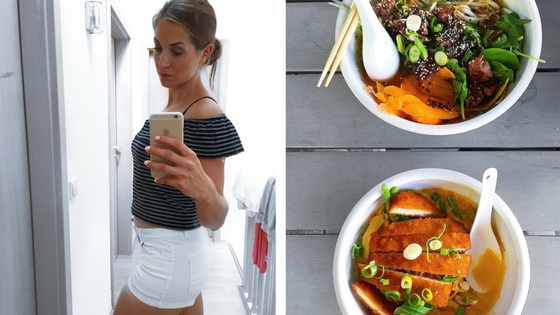 Mein Insta Rückblick - KW 32 3 ootd selfie asiatisches essen1