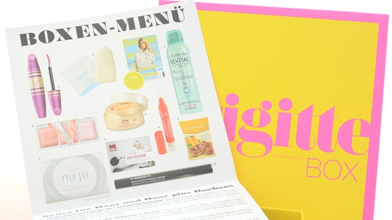 Unboxing: Die Brigitte Box August-September 2016 2 boxen menue brigitte box august september 20161