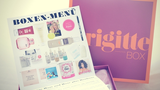 Unboxing: Die Brigitte Box Oktober-November 2016 2 boxen menue brigitte