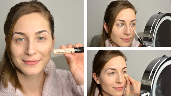 The perfect Wake Up Makeup! 4 wakeup makeup concealer1