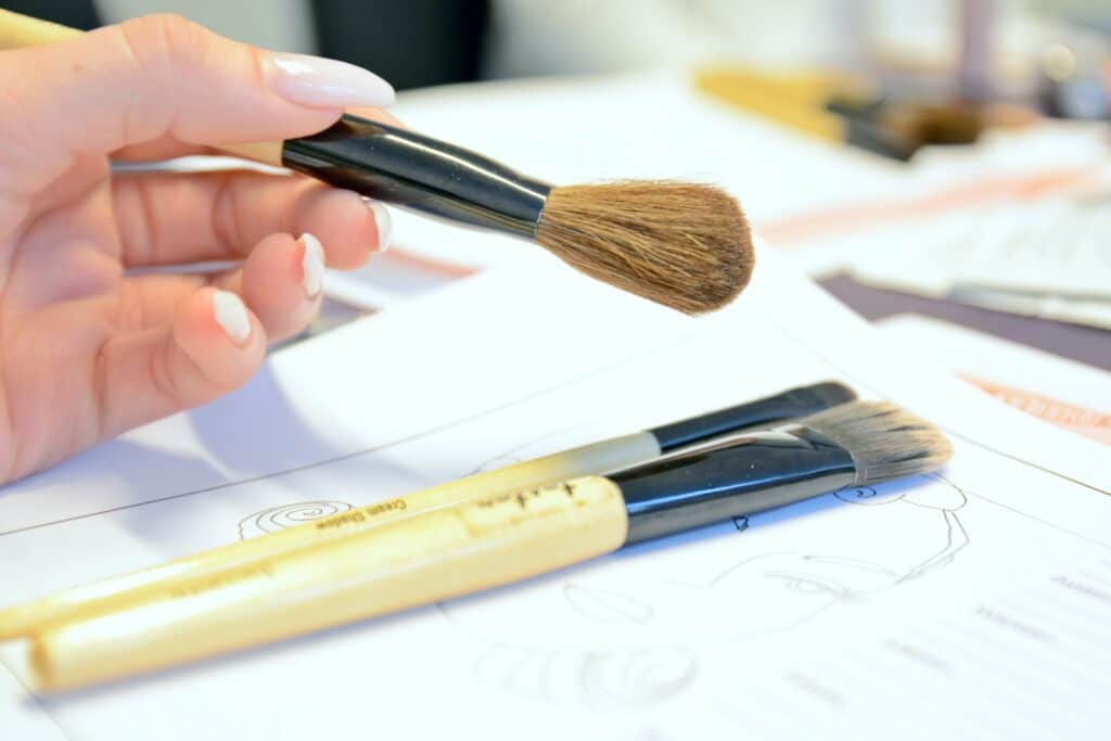 Der Benefit Makeup Workshop in Heilbronn + Schminktipps 3 benefit makeup seminar pinsel1