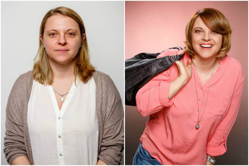 Das große Umstyling bei Scissorys Heilbronn + Styling Tipps 5 scissorys umstyling collage carolin1