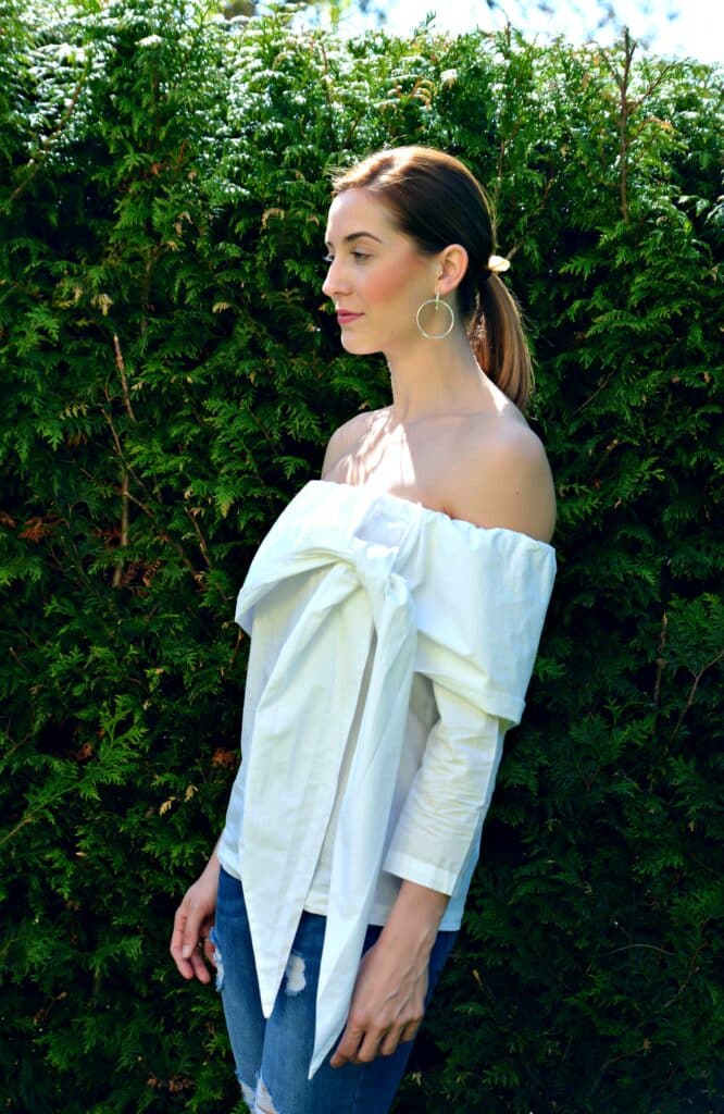 Frühlingsoutfit: It's all about the blouse! 13 shein bluse weiss 61