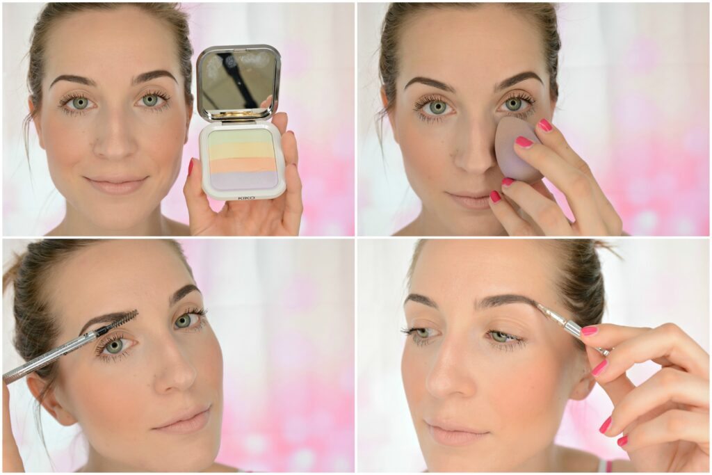 makeup routine collage schritte 4 51