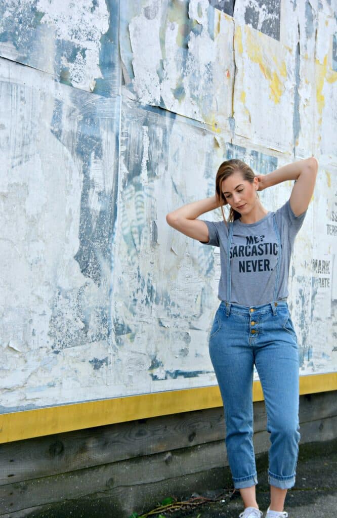 Jeans Braces, Sarcasm & A Wrap Blouse: My ROMWE Fashion 9 part1 21