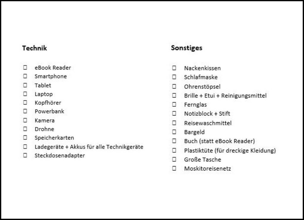 sa packliste teil311